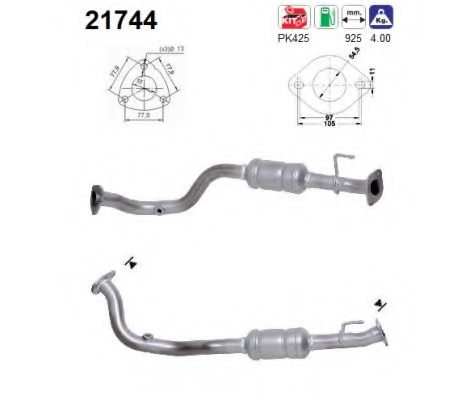 AS 21744 Catalytic Converter